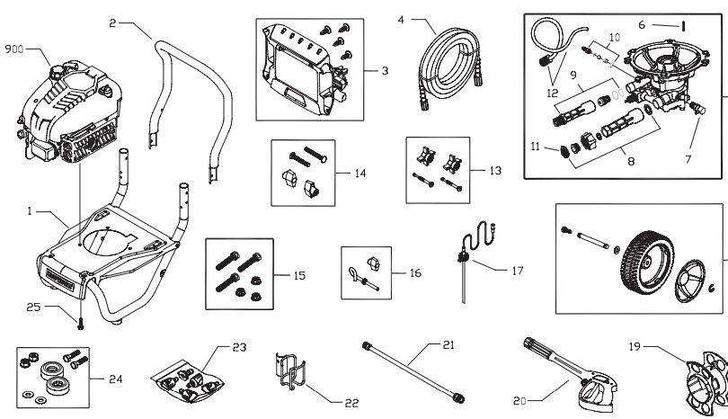 Craftsman Pressure Washer 020367-1 Parts